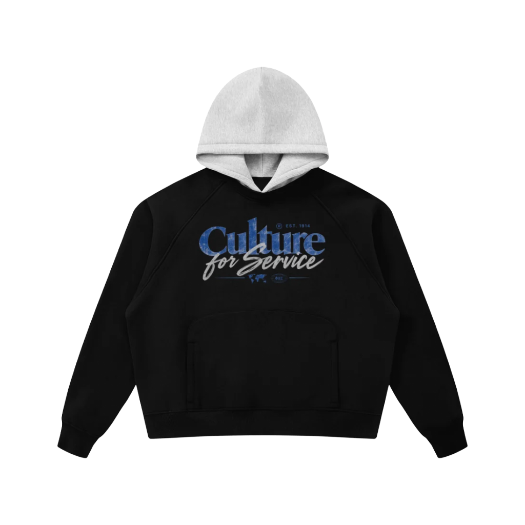 Culture For Service Block Hoodie