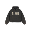 ΑΦΑ Frayed Hem Hoodie