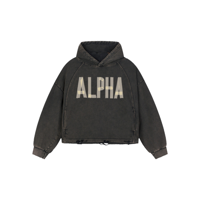 ΑΦΑ Frayed Hem Hoodie