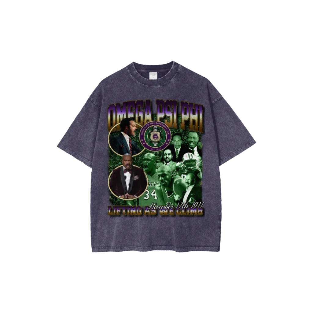 ΩΨΦ Legacy Acid Wash Tee
