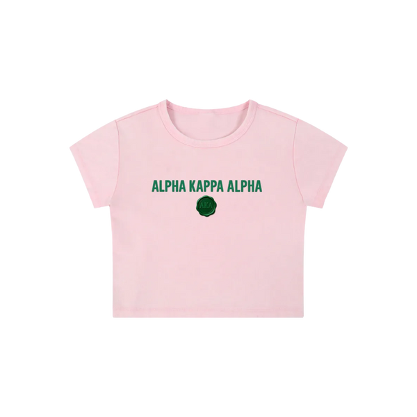 AKA Wax Emblem Crop Tee