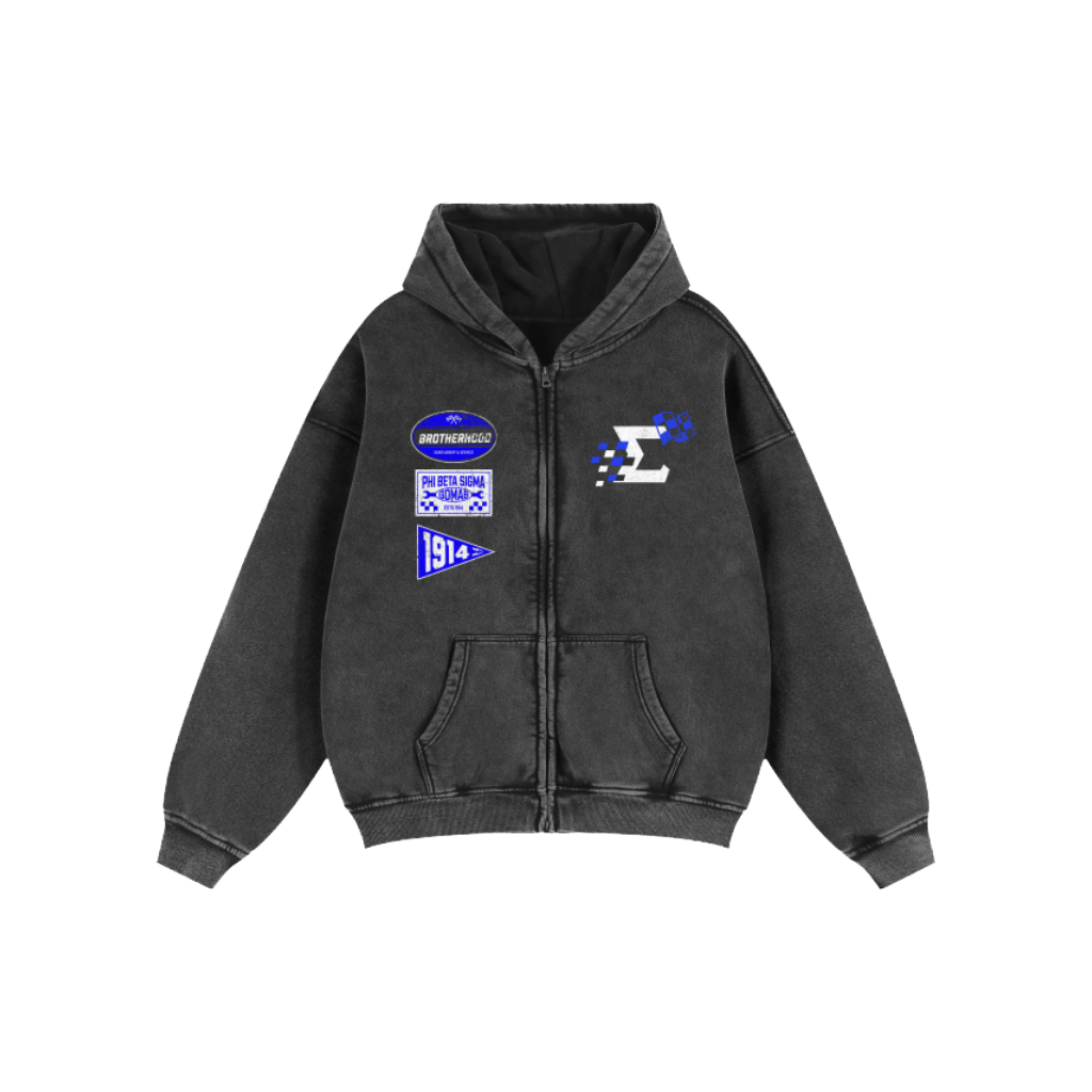 ΦΒΣ Mechanic Zip-Up Hoodie