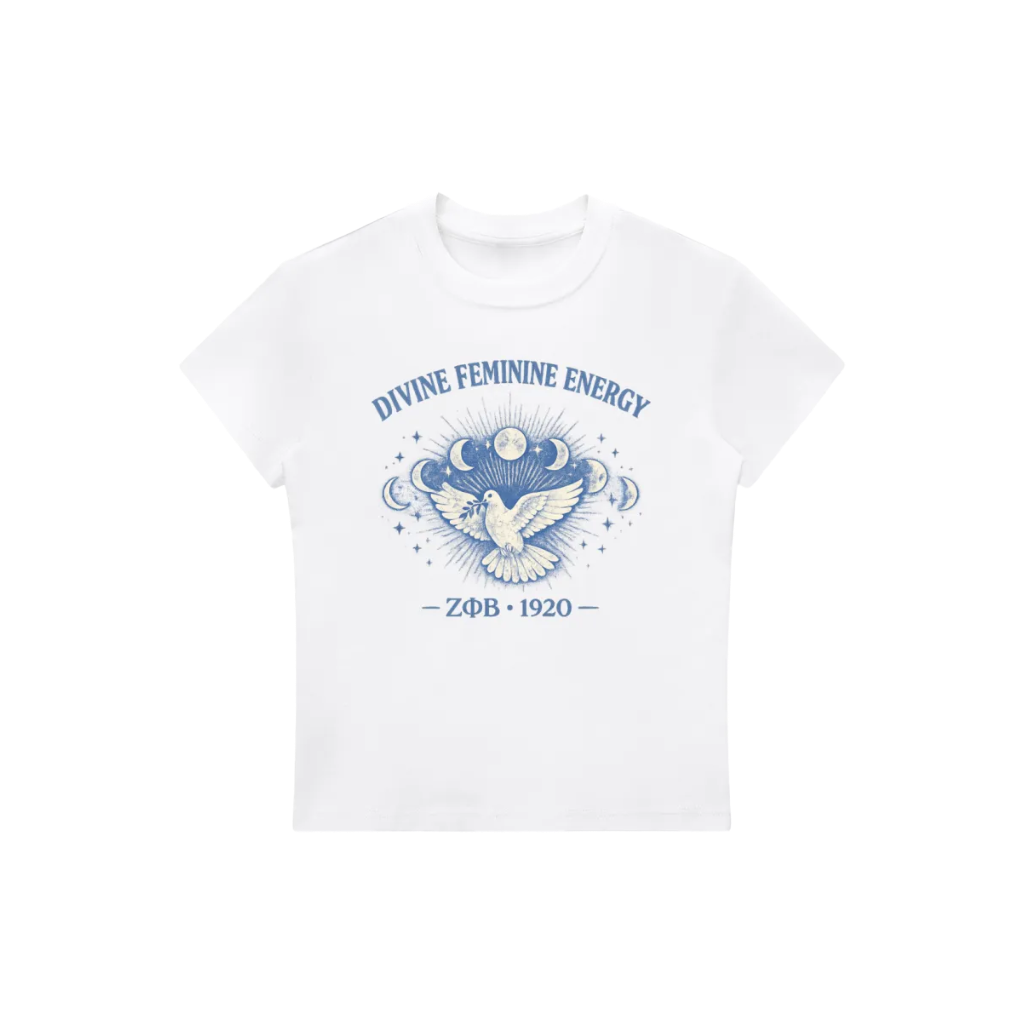 ΖΦΒ Divine Energy Bodycon Tee