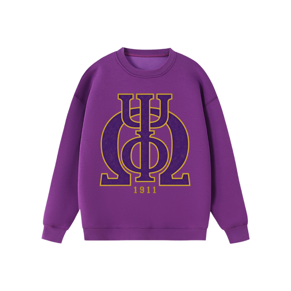 Que Monogram Crewneck