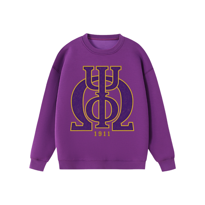 Que Monogram Crewneck