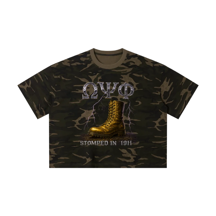 ΩΨΦ Camo Golden Boot Tee