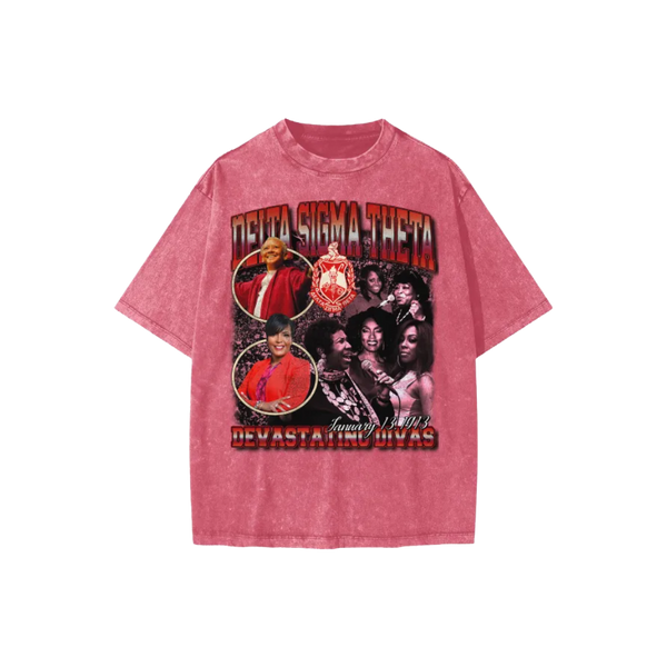 ΔΣΘ Legacy Acid Wash Tee