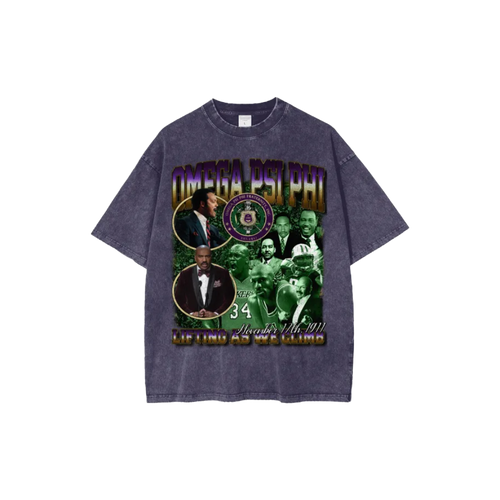 ΩΨΦ Legacy Acid Wash Tee