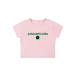 AKA Wax Emblem Crop Tee
