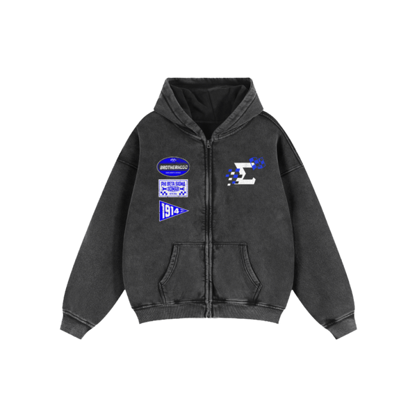 ΦΒΣ Mechanic Zip-Up Hoodie